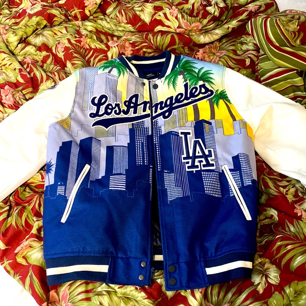 MLB World Series dodgers baseball letterman, jacket